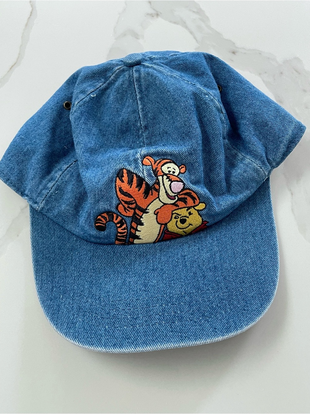 Vintage 1990s Disney Winnie-the-Pooh & Tigger Denim Hat